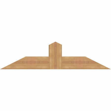 Ekena Millwork Portland Smooth Timber Gable Bracket, Western Red Cedar, 48"W x 12"H x 5 1/2"D x 5 1/2"F, 6/12 Pitch GBW048X12X0606POR00SWR